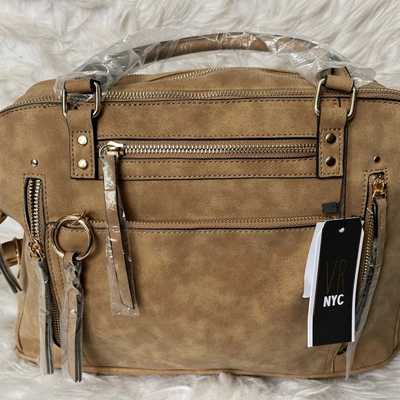 Faux Suede Handbag - Picture 3 of 6